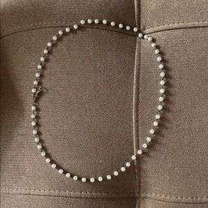 Elegant White Pearl Necklace